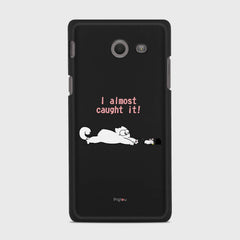 I ALMOST CAUGHT IT Samsung Galaxy J5 (2017) Verizon case - thin fit matte black (D142)