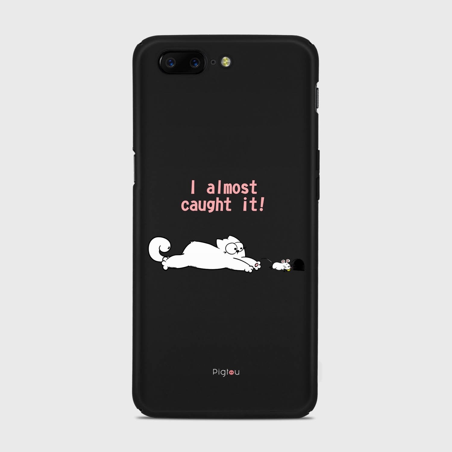 I ALMOST CAUGHT IT Samsung Galaxy A3 (2015) case - thin fit matte black (D142)