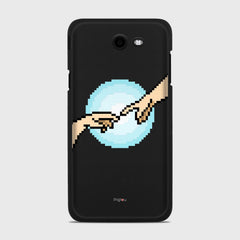 CREATION OF LIFE Samsung Galaxy J7 (2017) Verizon case - thin fit matte black (D143)