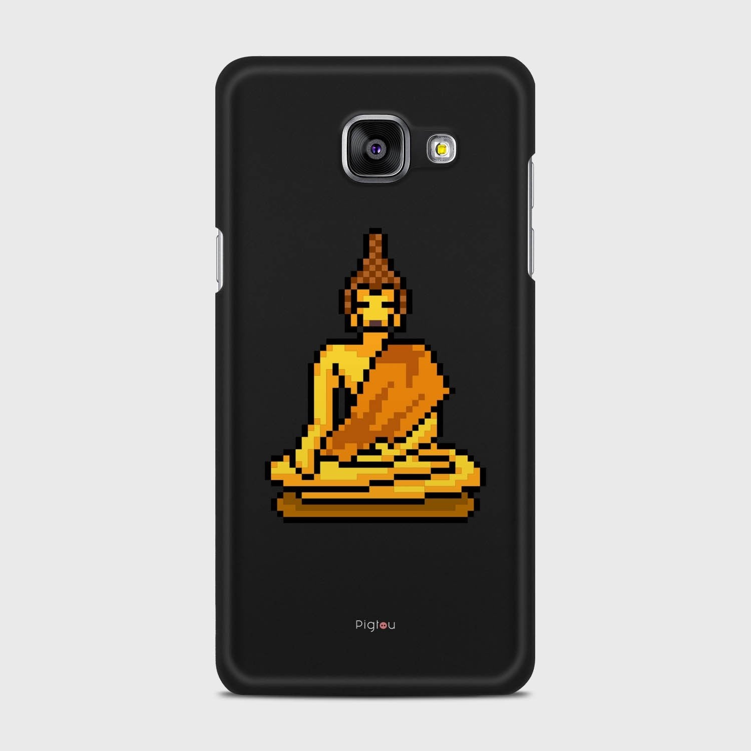 PIXELATED BUDDHA Samsung Galaxy A5 (2016) case - thin fit matte black (D144)