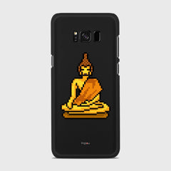 PIXELATED BUDDHA Samsung Galaxy S8 Plus case - thin fit matte black (D144)