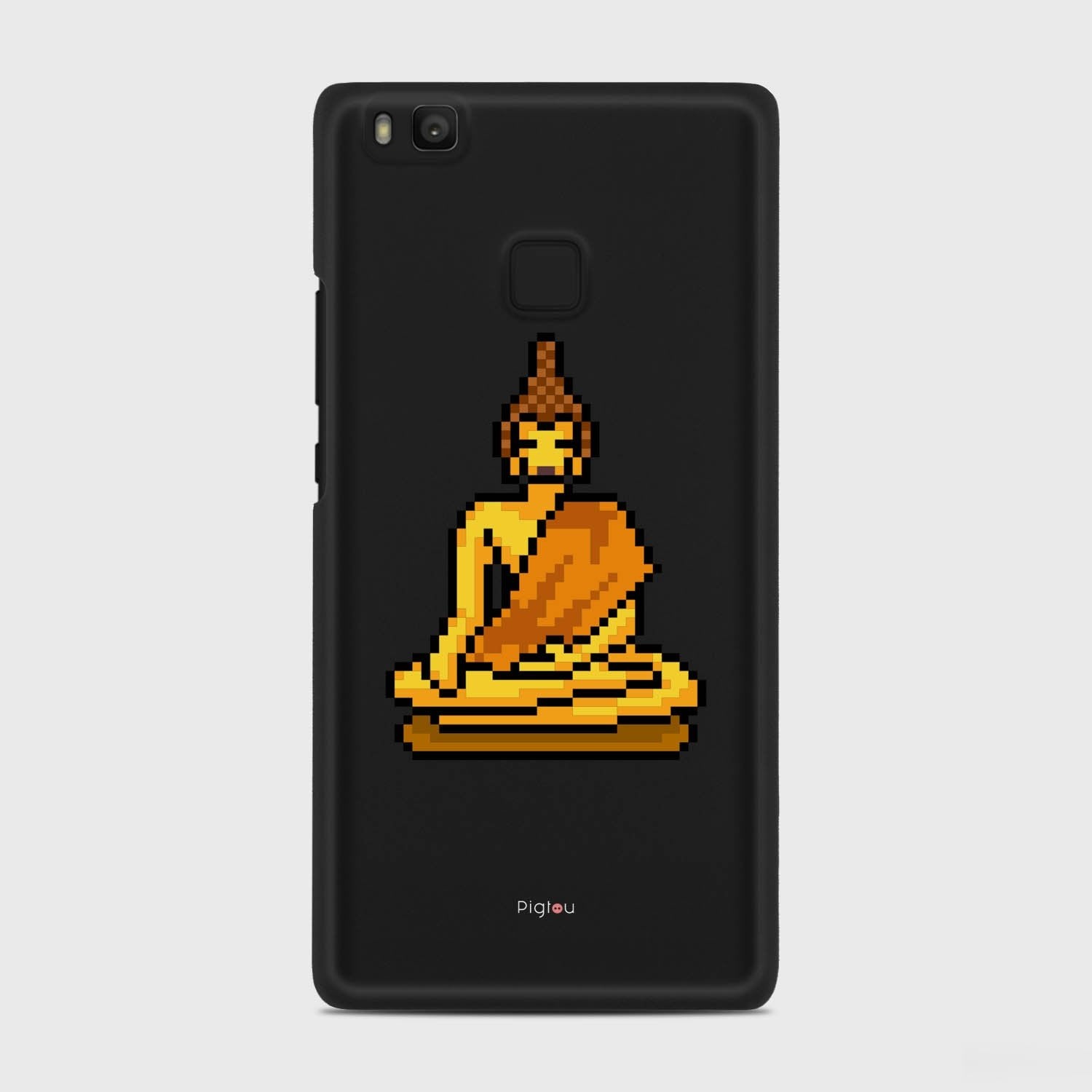 PIXELATED BUDDHA Huawei P9 Lite case - thin fit matte black (D144)