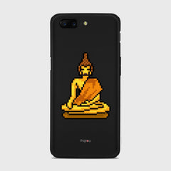 PIXELATED BUDDHA Samsung Galaxy A3 (2015) case - thin fit matte black (D144)