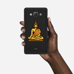 PIXELATED BUDDHA Samsung Galaxy A5 (2015) case - thin fit matte black (D144)