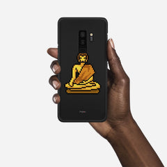 PIXELATED BUDDHA Samsung Galaxy S9 Plus case - thin fit matte black (D144)