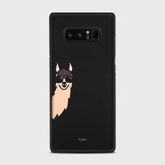 HI ALPACA Samsung Galaxy Note 8 case - thin fit matte black (D145)