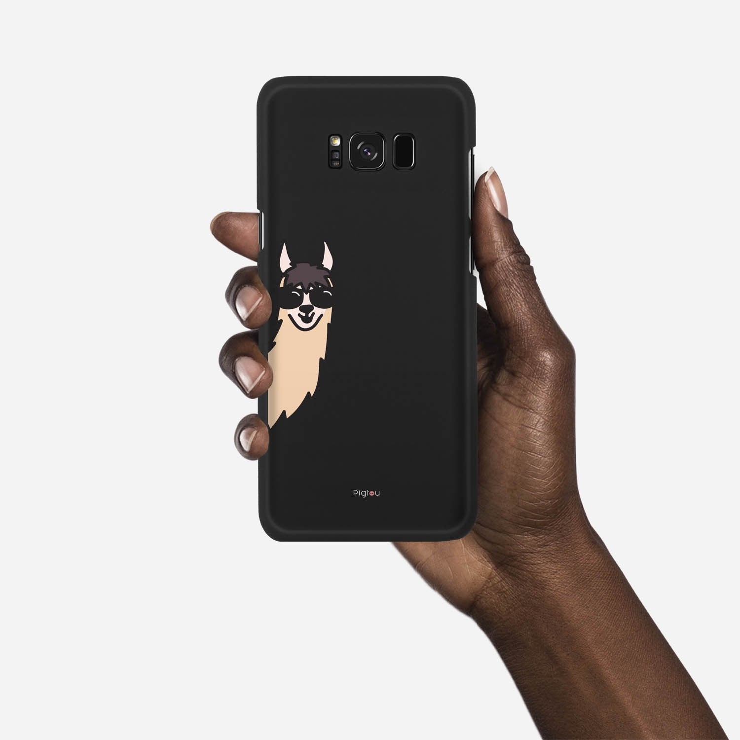 HI ALPACA Samsung Galaxy S8 Plus case - thin fit matte black (D145)