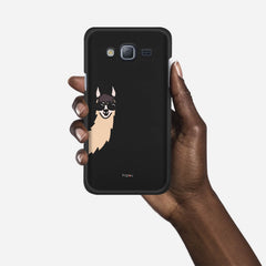 HI ALPACA Samsung Galaxy J3 (2016) case - thin fit matte black (D145)