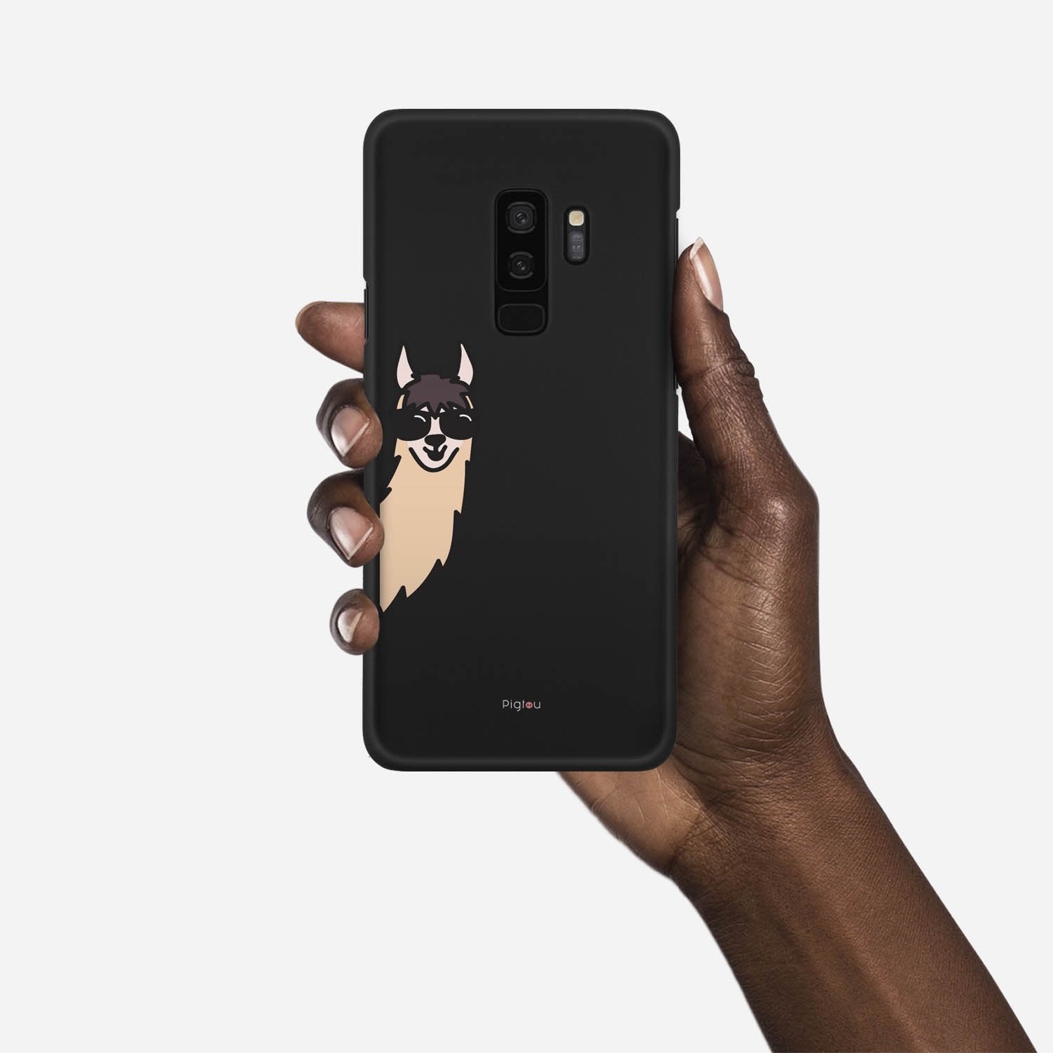 HI ALPACA Samsung Galaxy S9 Plus case - thin fit matte black (D145)