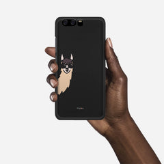 HI ALPACA Huawei P10 case - thin fit matte black (D145)