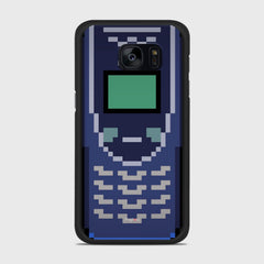 90s MOBILE PHONE Samsung Galaxy S7 case - thin fit matte black (D146)
