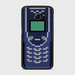 90s MOBILE PHONE Samsung Galaxy S6 Edge case - thin fit matte black (D146)
