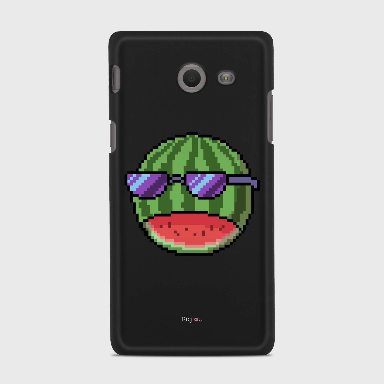 WATERMELON BOSS Samsung Galaxy J5 (2017) Verizon case - thin fit matte black (D147)