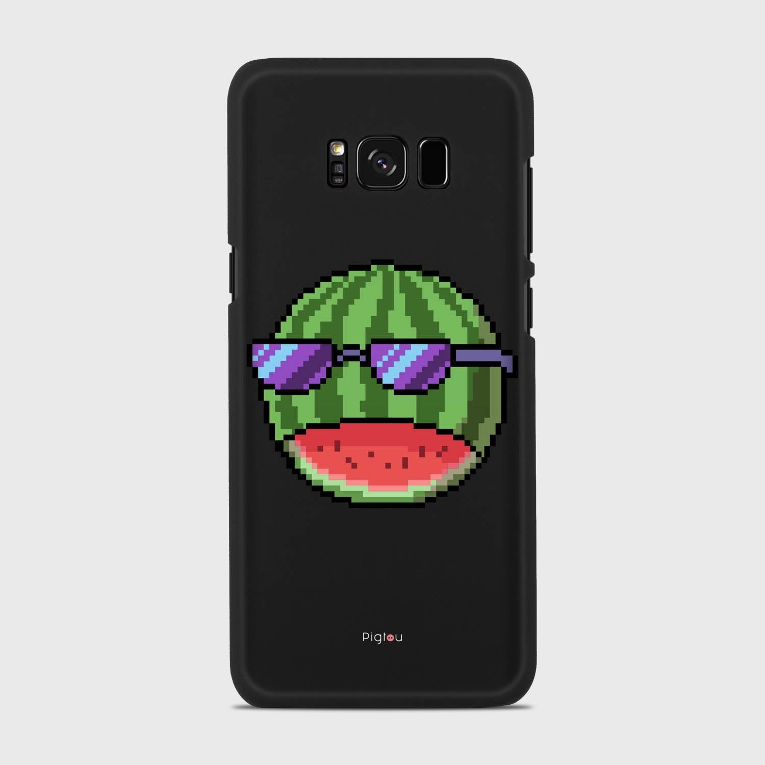 WATERMELON BOSS Samsung Galaxy S8 case - thin fit matte black (D147)