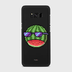 WATERMELON BOSS Samsung Galaxy S8 case - thin fit matte black (D147)