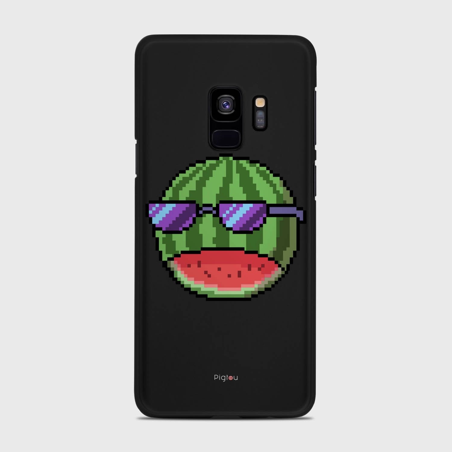 WATERMELON BOSS Samsung Galaxy S9 case - thin fit matte black (D147)