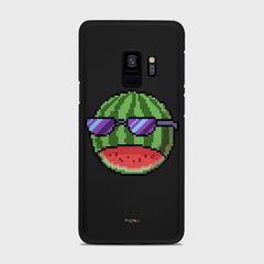 WATERMELON BOSS Samsung Galaxy S9 case - thin fit matte black (D147)