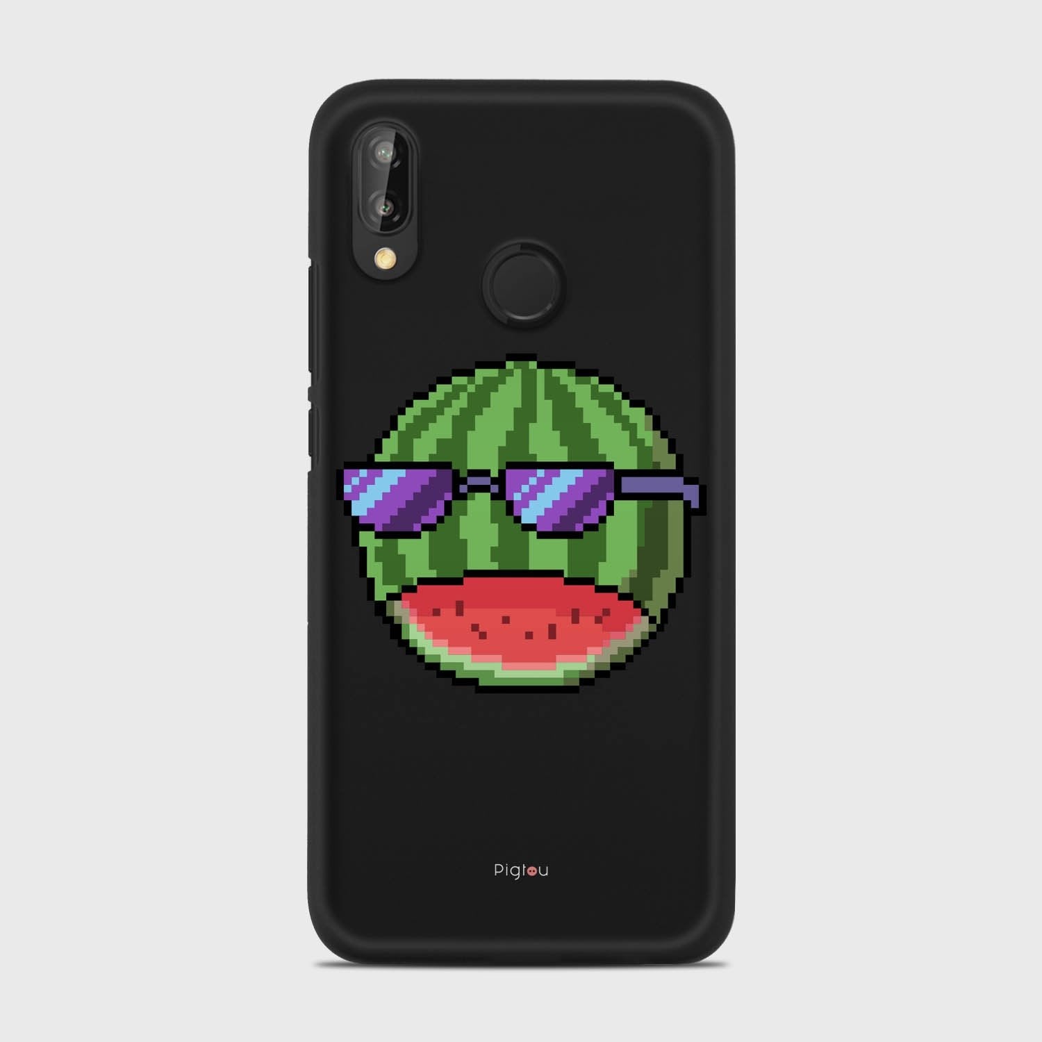 WATERMELON BOSS Huawei P20 Lite case - thin fit matte black (D147)