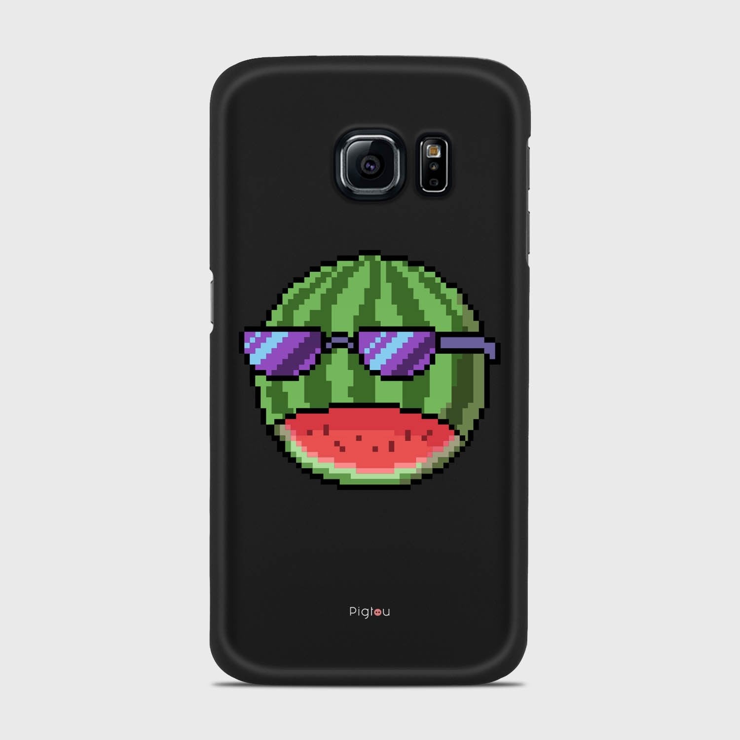 WATERMELON BOSS Samsung Galaxy S6 Edge case - thin fit matte black (D147)