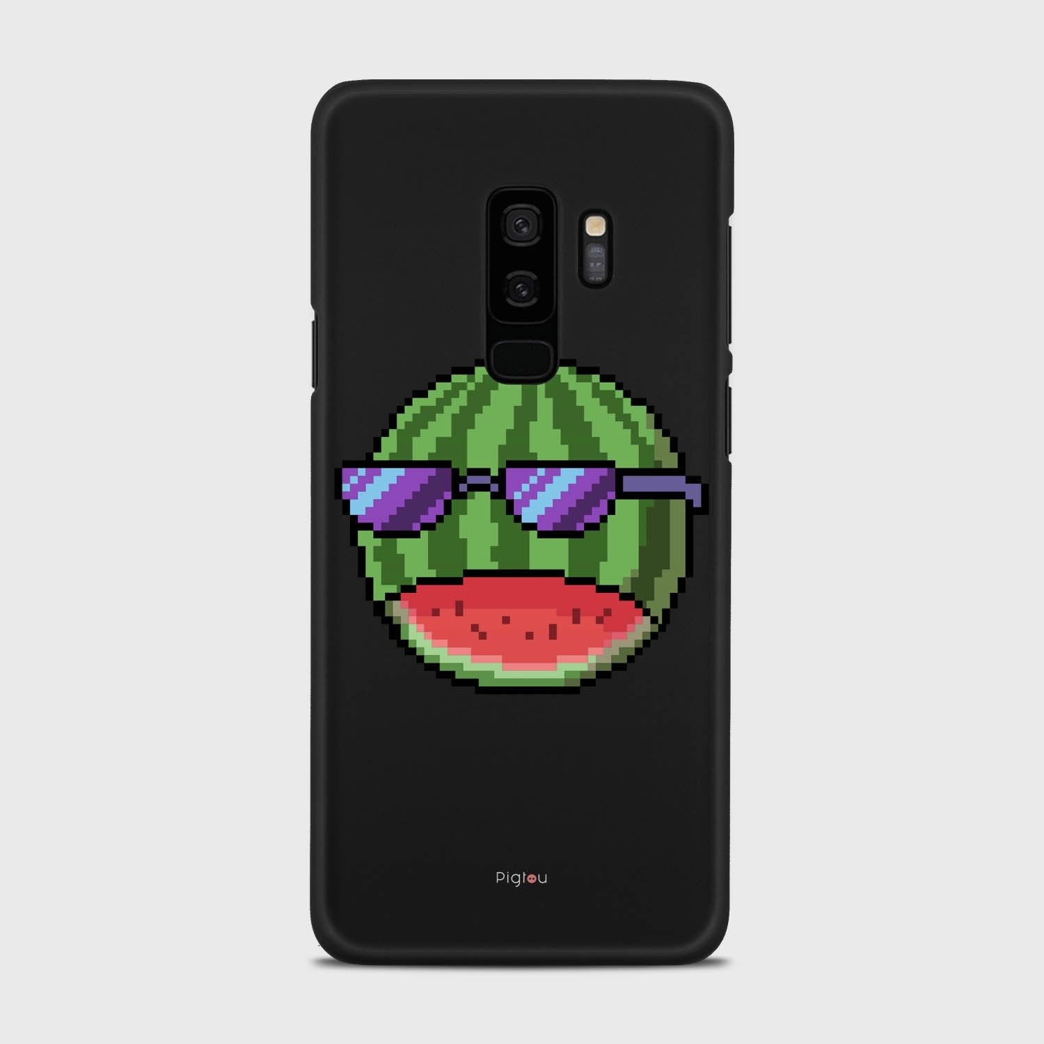 WATERMELON BOSS Samsung Galaxy S9 Plus case - thin fit matte black (D147)
