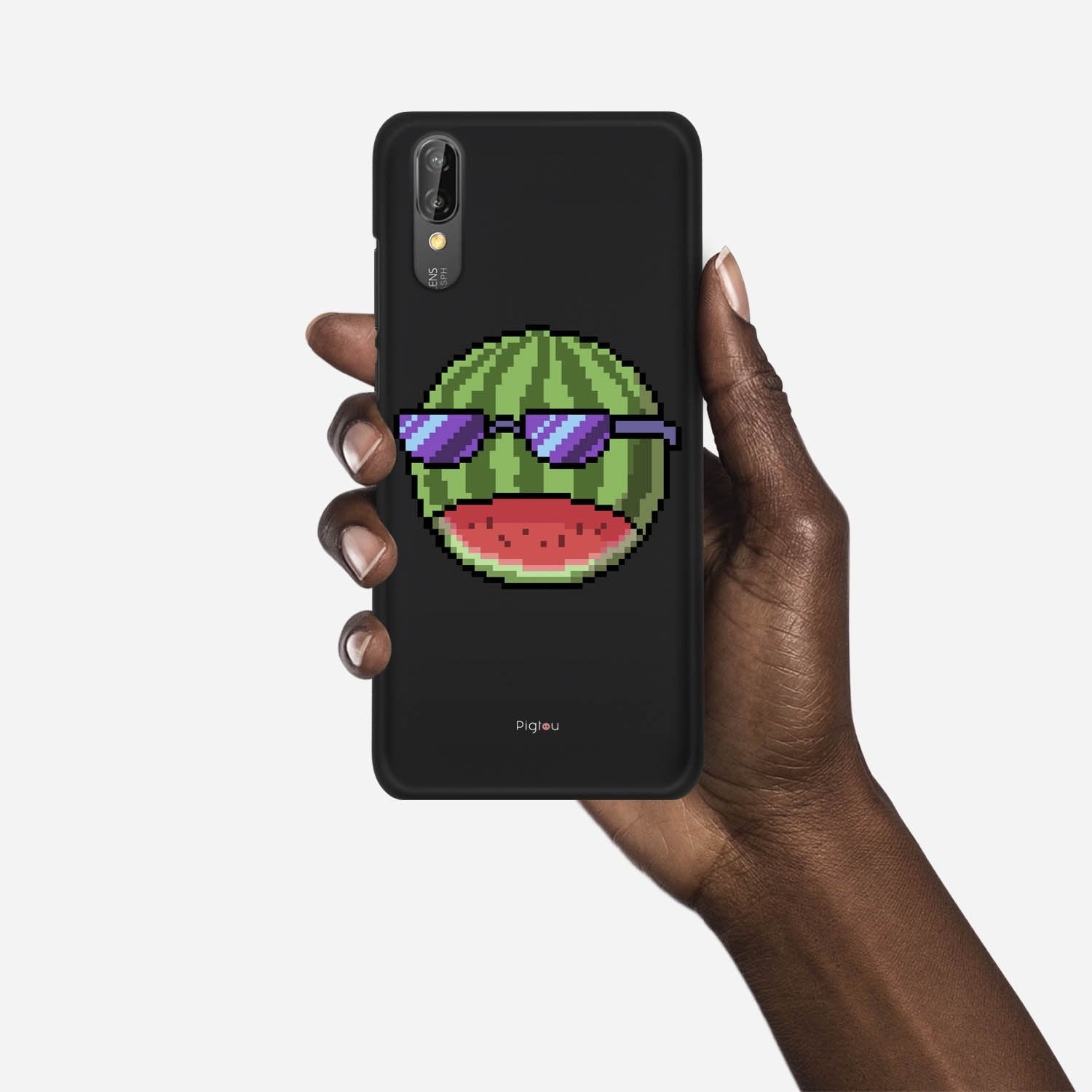 WATERMELON BOSS Huawei P20 case - thin fit matte black (D147)