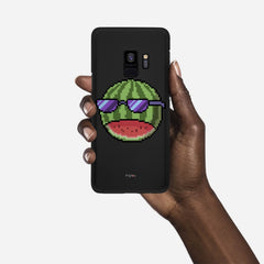 WATERMELON BOSS Samsung Galaxy S9 case - thin fit matte black (D147)