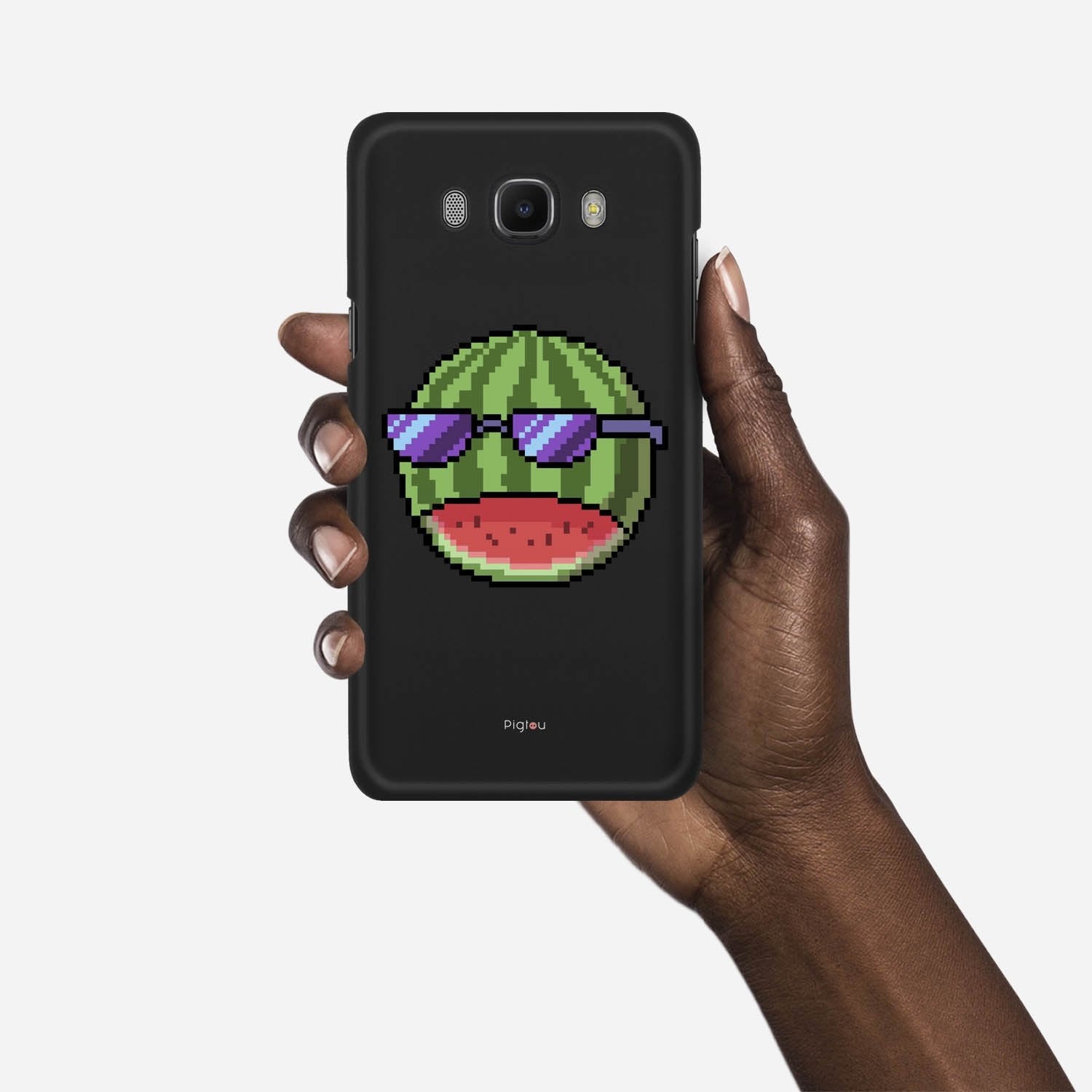 WATERMELON BOSS Samsung Galaxy J7 (2016) case - thin fit matte black (D147)