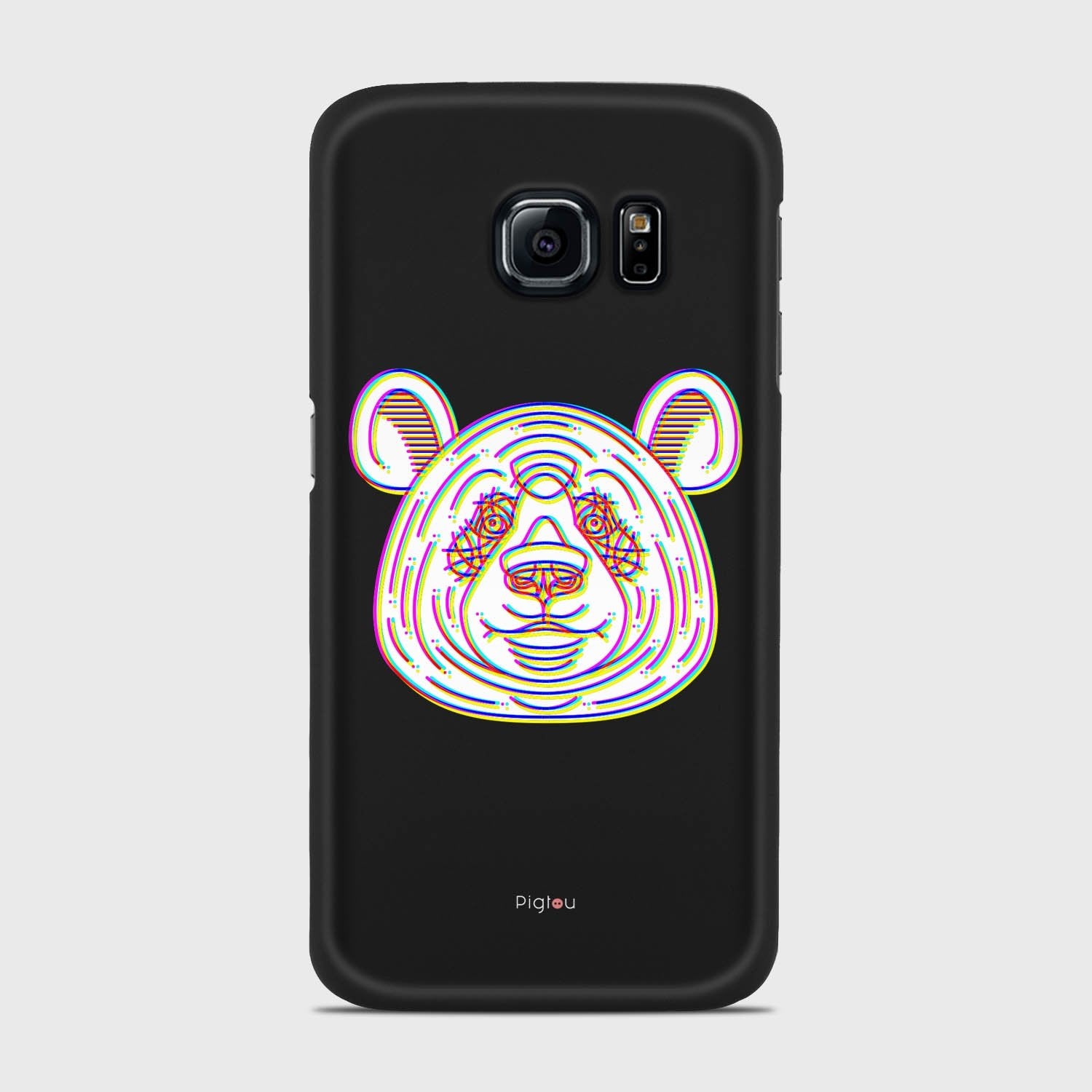 JUST BEAR Samsung Galaxy S6 Edge case - thin fit matte black (D148)