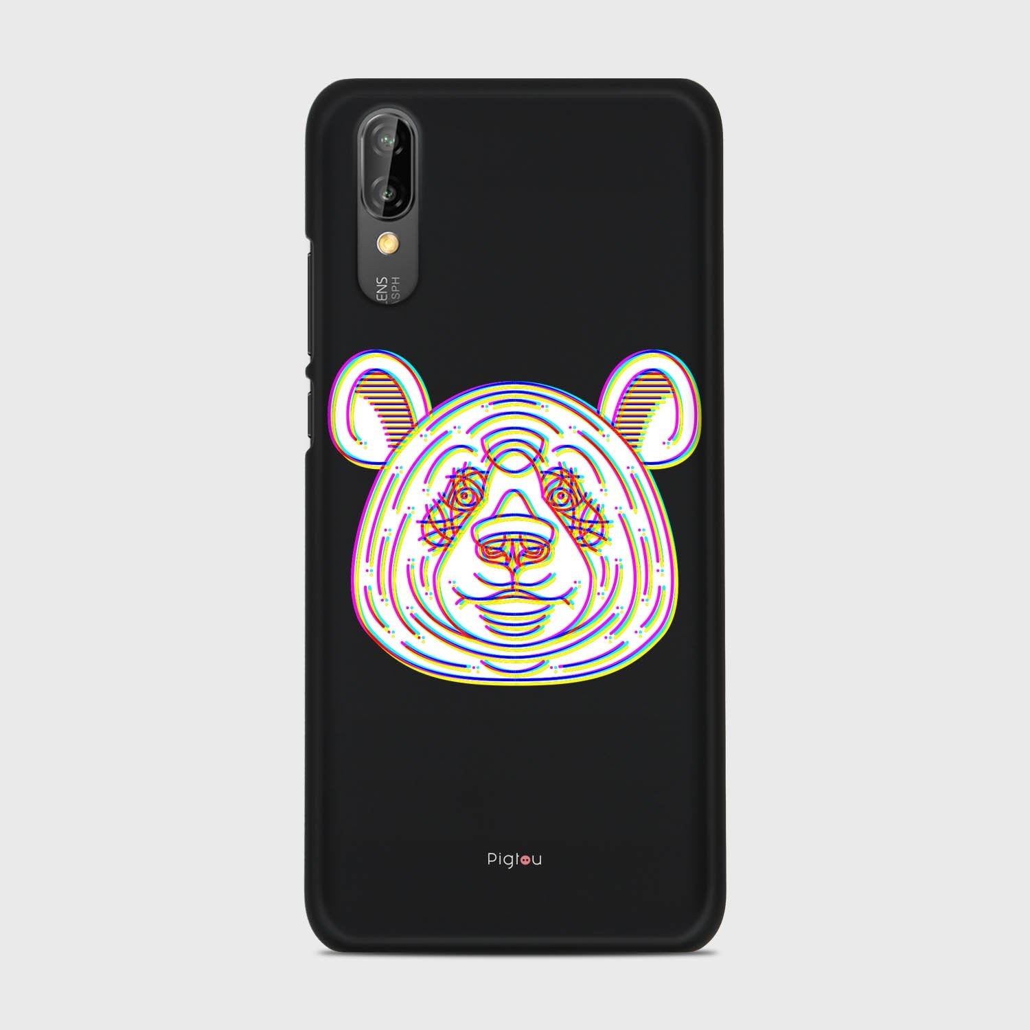 JUST BEAR Huawei P20 case - thin fit matte black (D148)