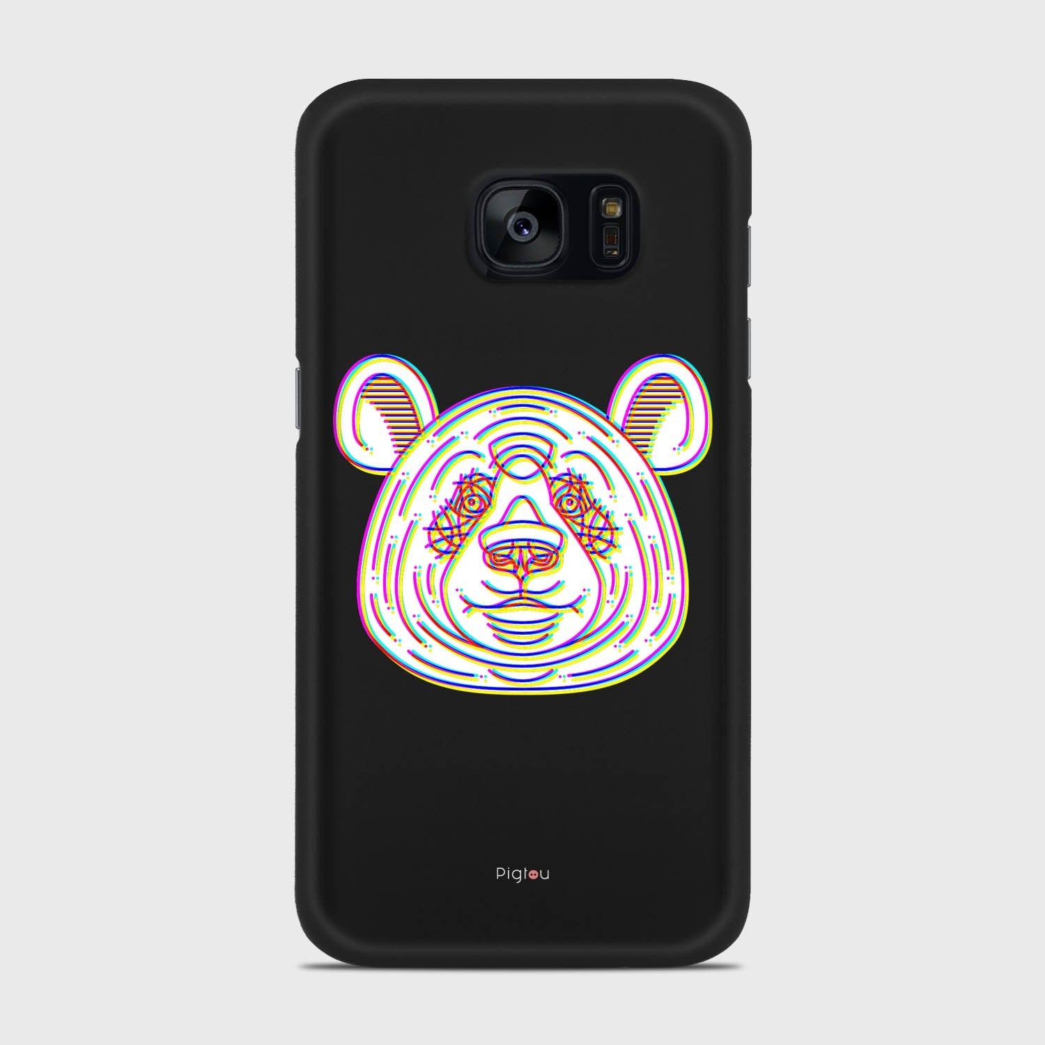 JUST BEAR Samsung Galaxy S7 Edge case - thin fit matte black (D148)