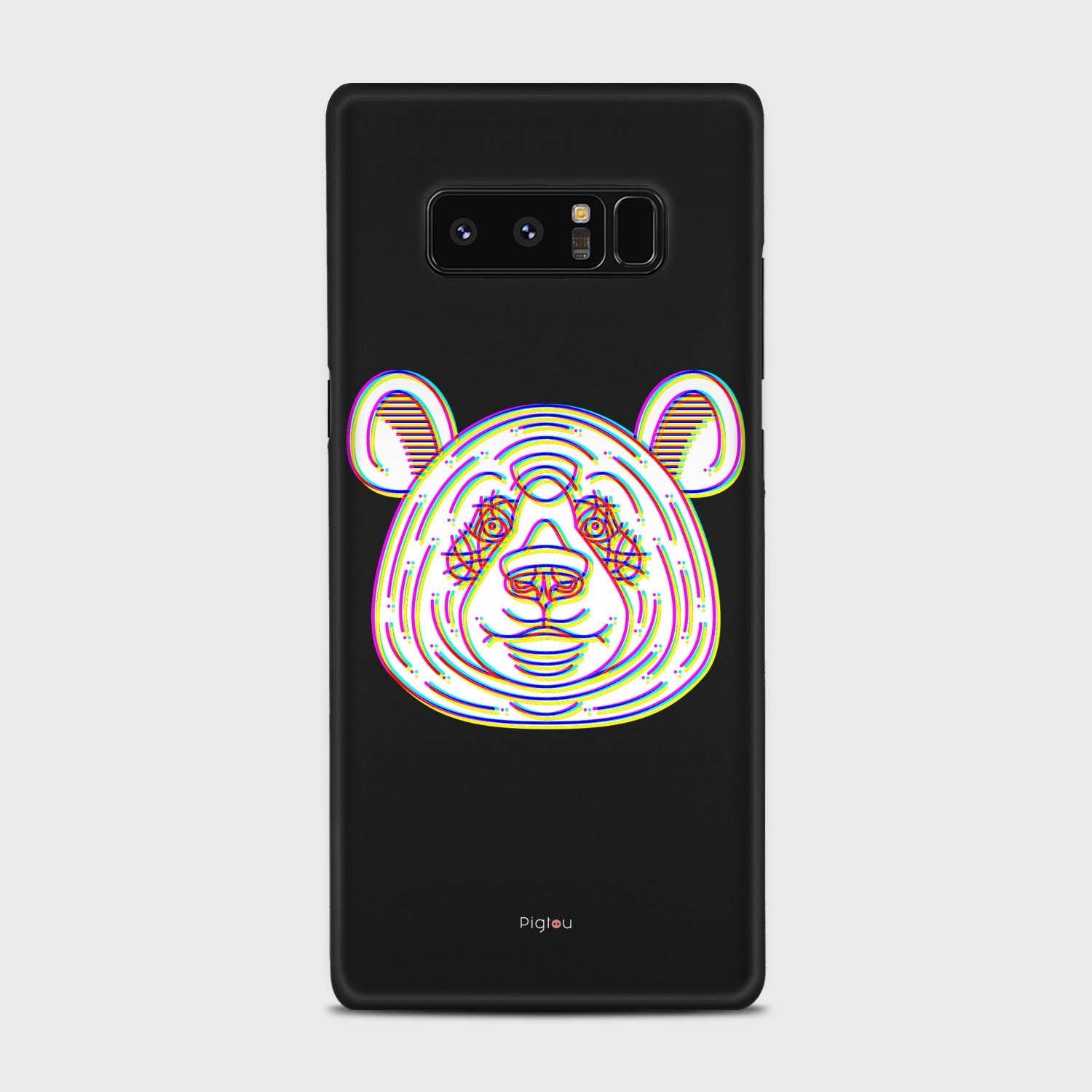 JUST BEAR Samsung Galaxy Note 8 case - thin fit matte black (D148)