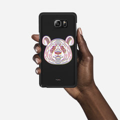 JUST BEAR Samsung Galaxy Note 5 case - thin fit matte black (D148)