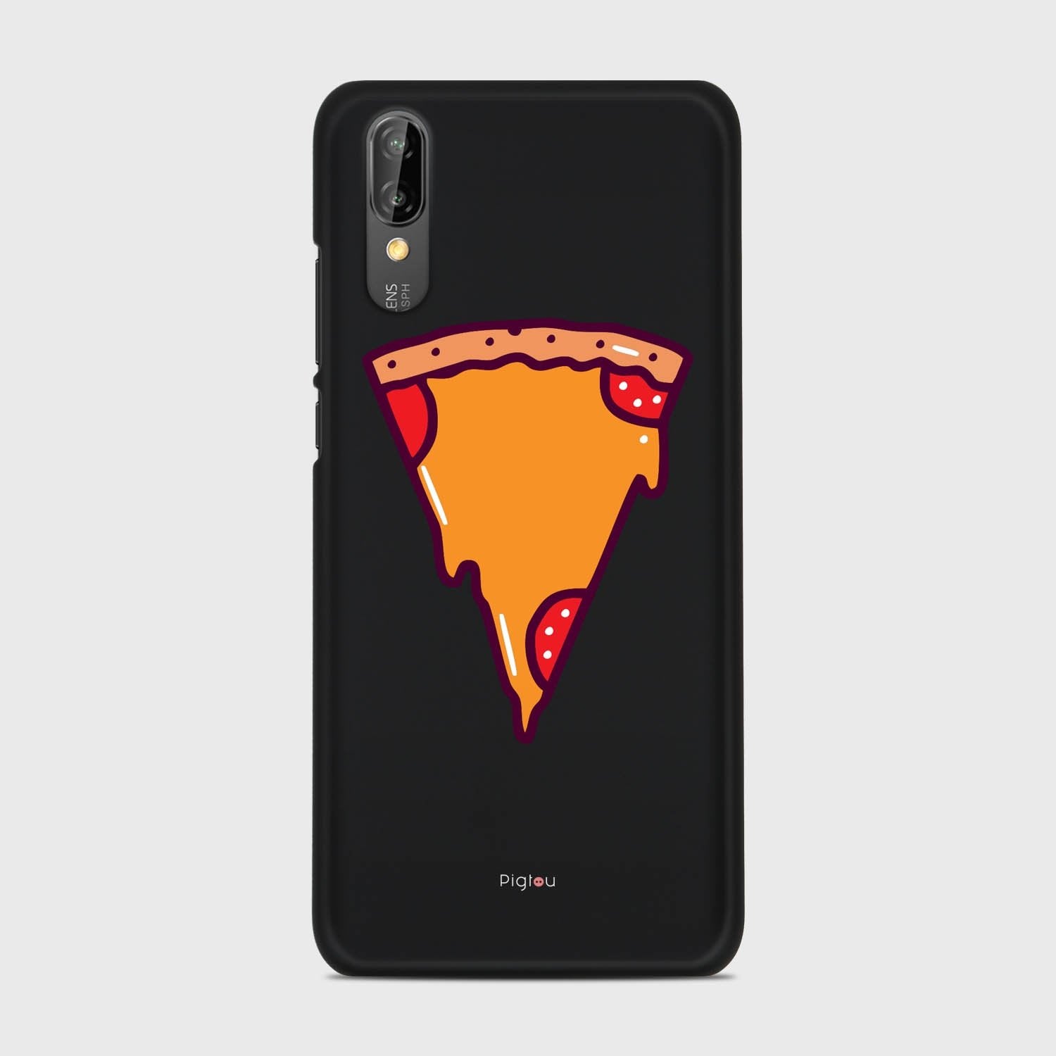 PIZZA PIECE Huawei P20 case - thin fit matte black (D149)
