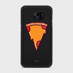PIZZA PIECE Samsung Galaxy S7 Edge case - thin fit matte black (D149)