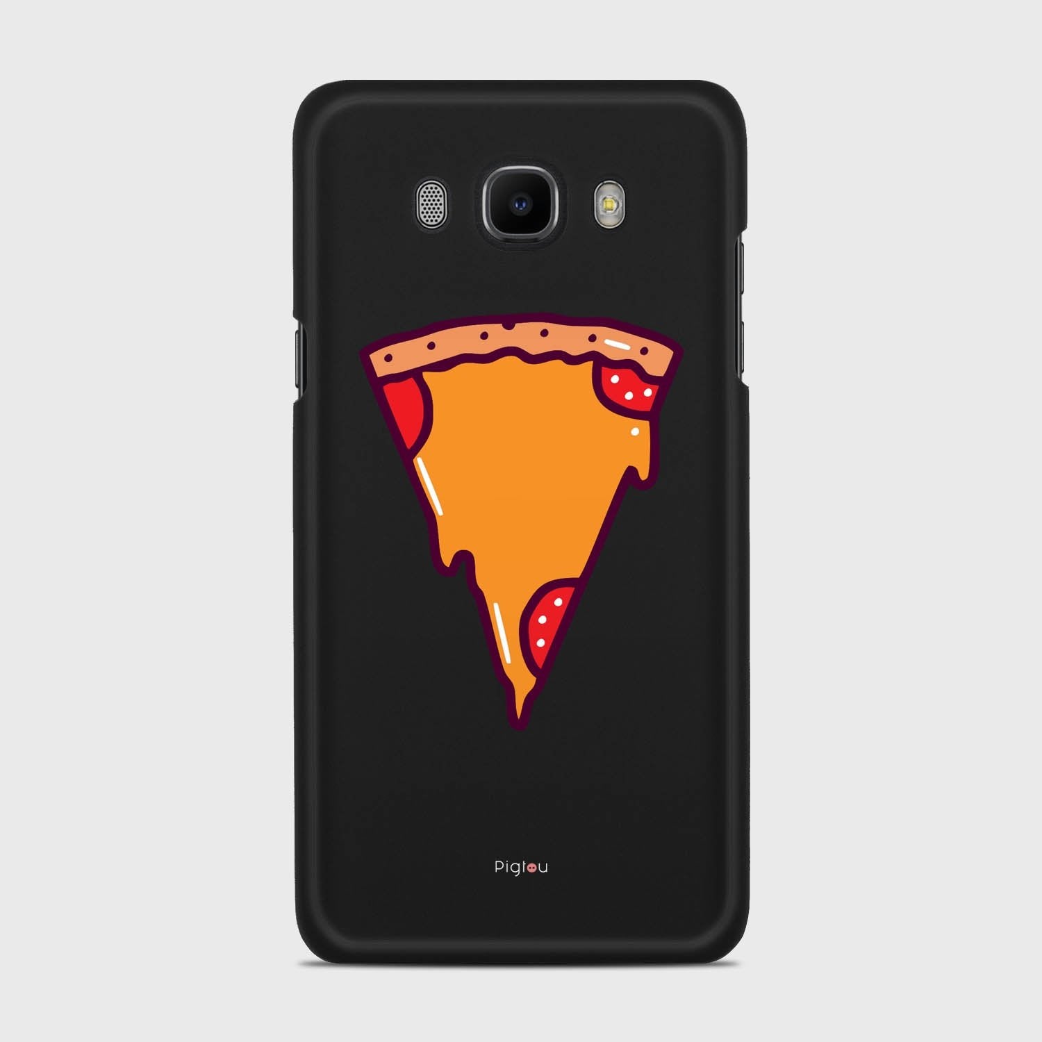 PIZZA PIECE Samsung Galaxy J7 (2016) case - thin fit matte black (D149)