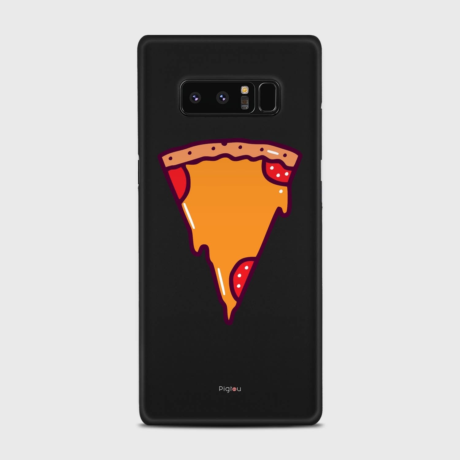 PIZZA PIECE Samsung Galaxy Note 8 case - thin fit matte black (D149)