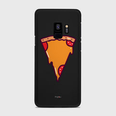 PIZZA PIECE Samsung Galaxy S9 case - thin fit matte black (D149)