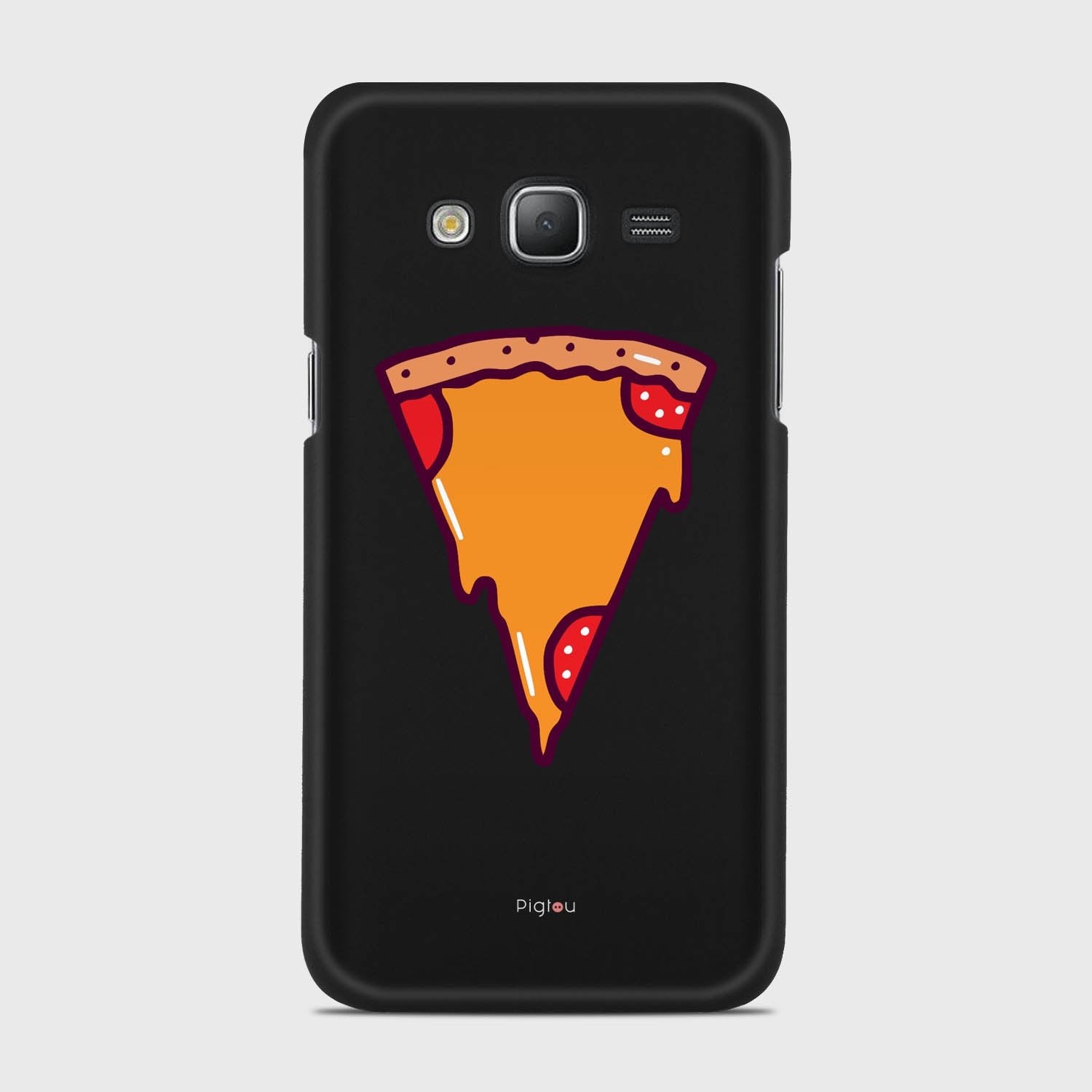 PIZZA PIECE Samsung Galaxy J5 (2015) case - thin fit matte black (D149)