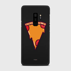 PIZZA PIECE Samsung Galaxy S9 Plus case - thin fit matte black (D149)