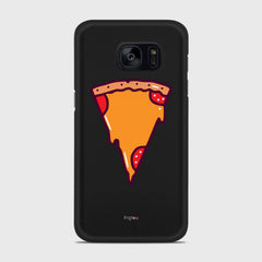 PIZZA PIECE Samsung Galaxy S7 case - thin fit matte black (D149)