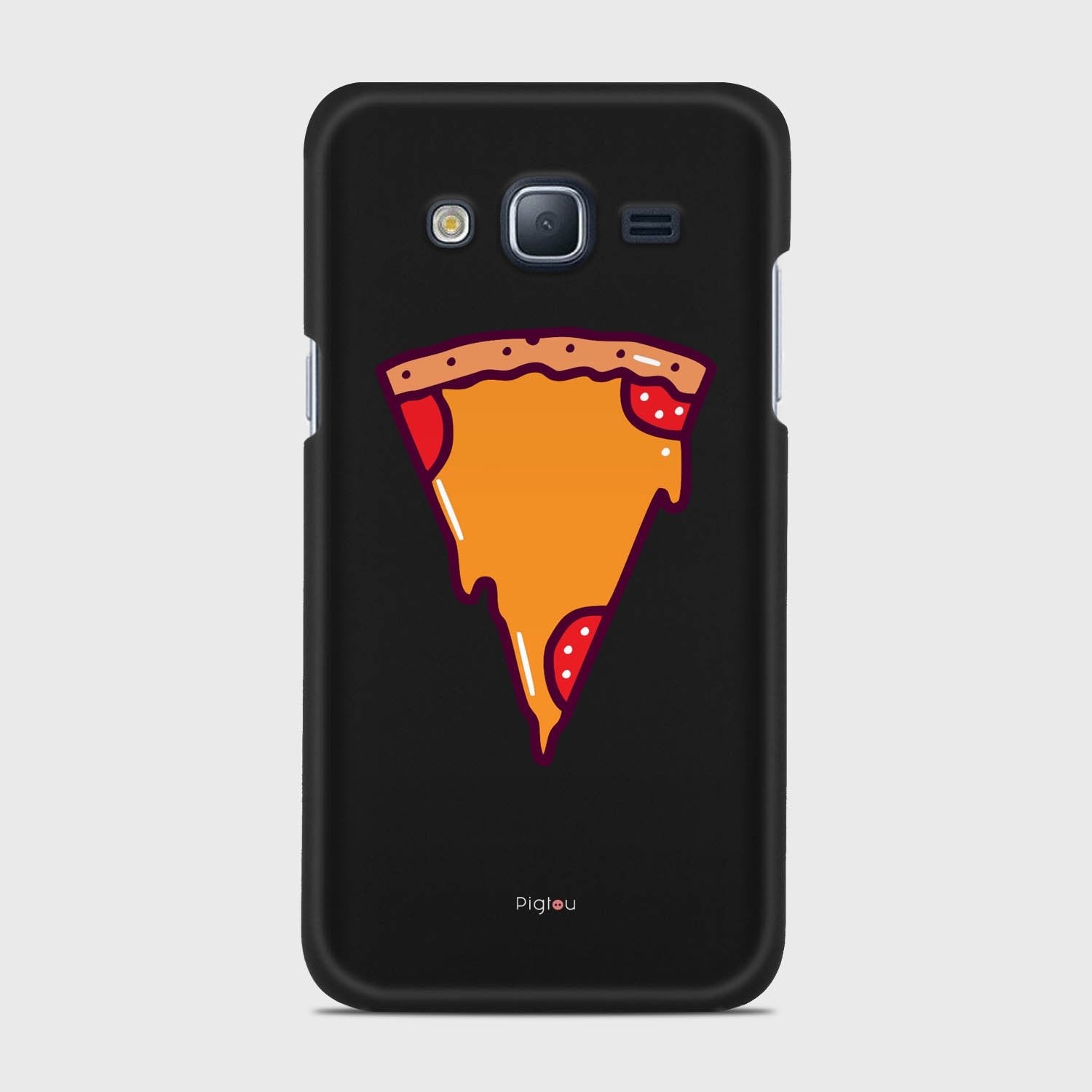 PIZZA PIECE Samsung Galaxy J3 (2016) case - thin fit matte black (D149)