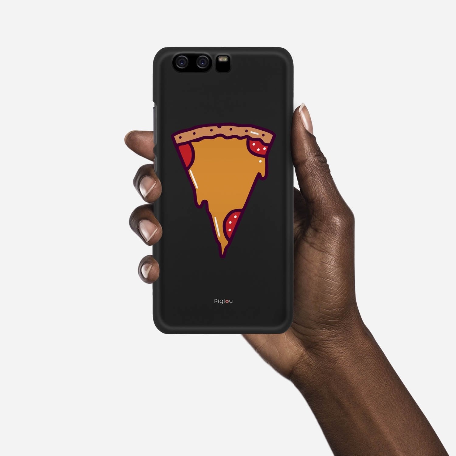 PIZZA PIECE Huawei P10 case - thin fit matte black (D149)