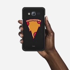 PIZZA PIECE Samsung Galaxy J3 (2016) case - thin fit matte black (D149)