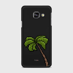 PIXELATED PALM Samsung Galaxy A3 (2016) case - thin fit matte black (D150)
