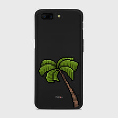 PIXELATED PALM Samsung Galaxy A3 (2015) case - thin fit matte black (D150)