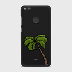 PIXELATED PALM Huawei P10 Lite case - thin fit matte black (D150)