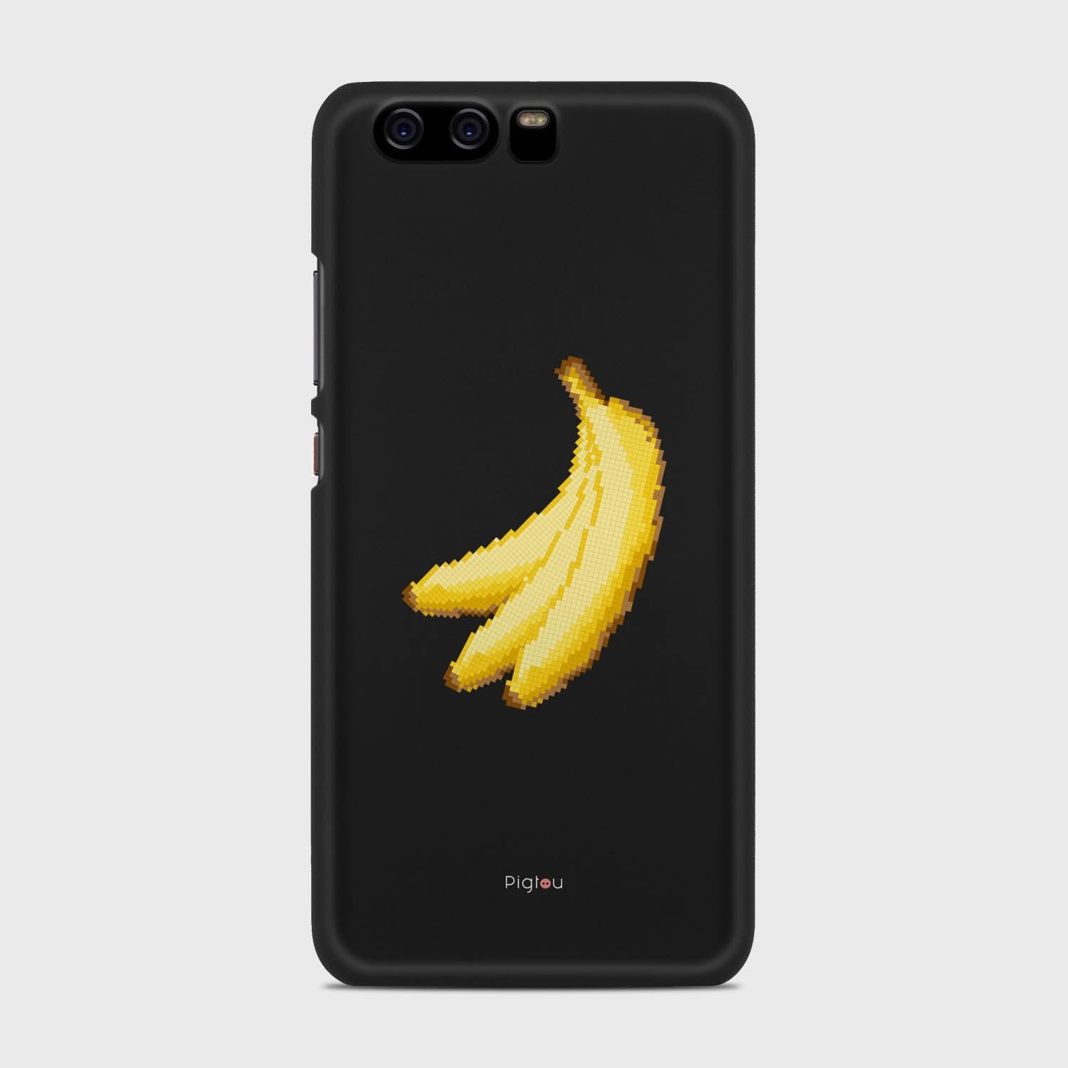 RETRO BANANAS Huawei P10 case - thin fit matte black (D151)