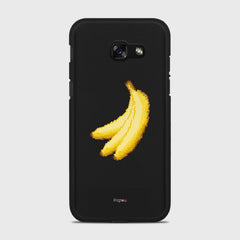 RETRO BANANAS Samsung Galaxy A5 (2017) case - thin fit matte black (D151)