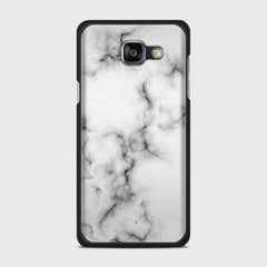 WHITE MARBLE Samsung Galaxy A5 (2016) case - thin fit matte black (D152)
