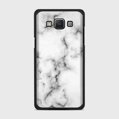 WHITE MARBLE Samsung Galaxy A5 (2015) case - thin fit matte black (D152)